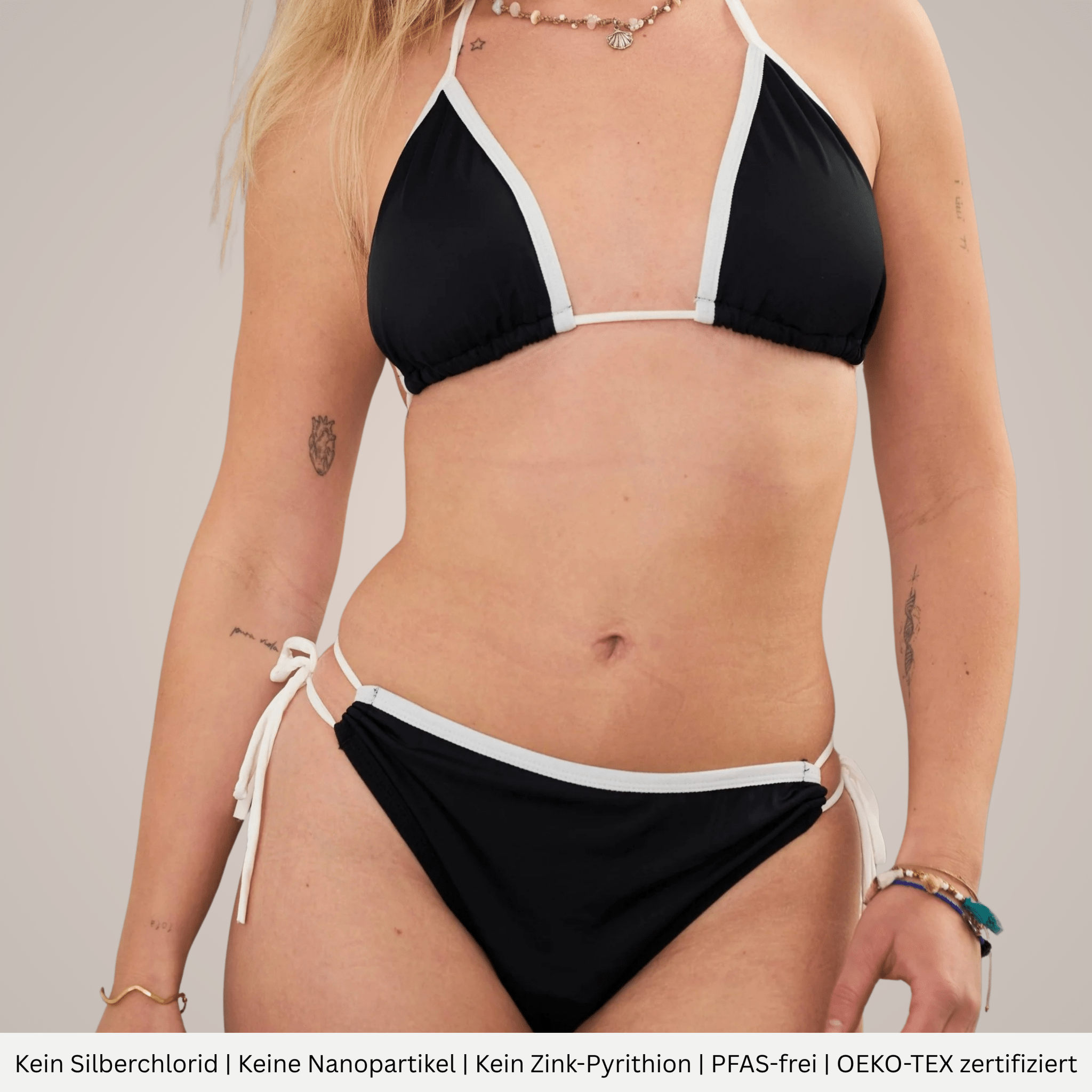 Periodenbikini Panty „Lily“ schwarz - Periodenunterwäsche, Menstruationsunterwäsche von my•mense