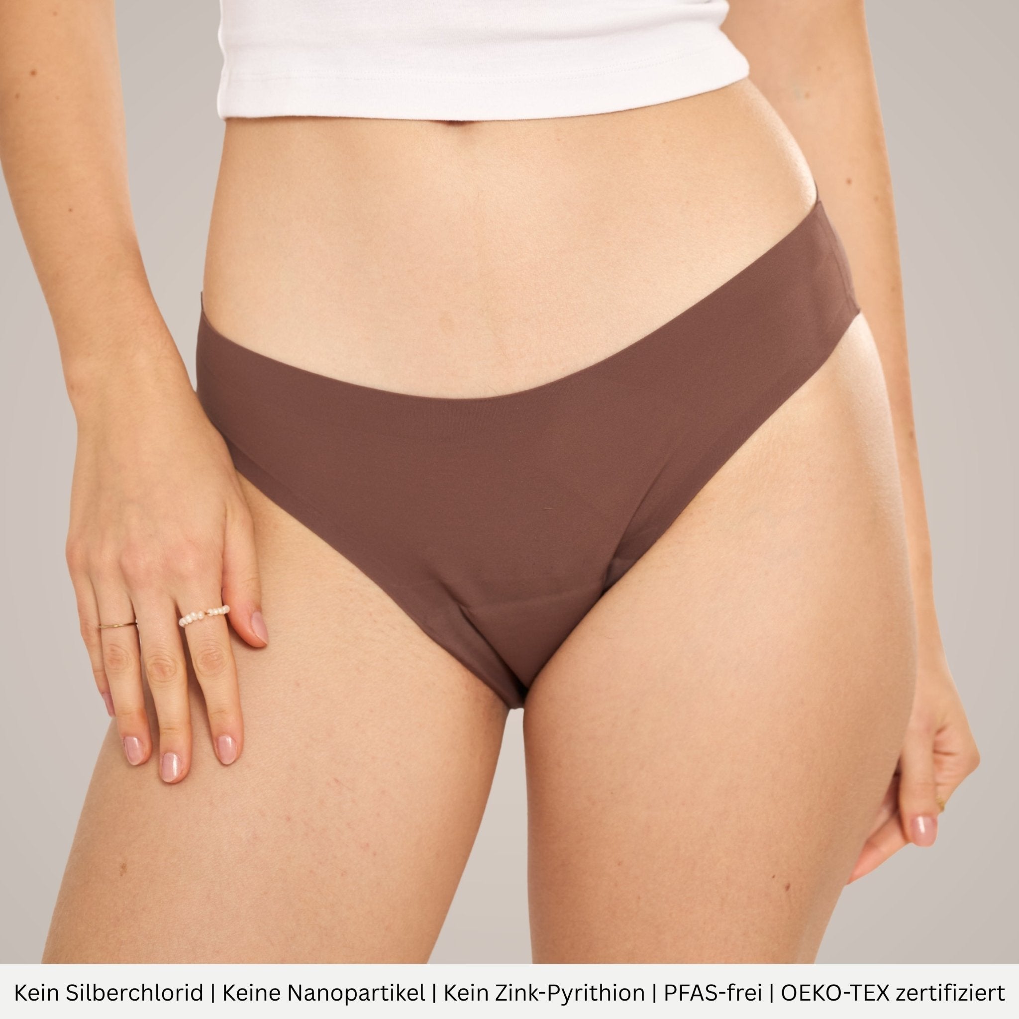 Willow braun - Periodenunterwäsche, Menstruationsunterwäsche von my•mense