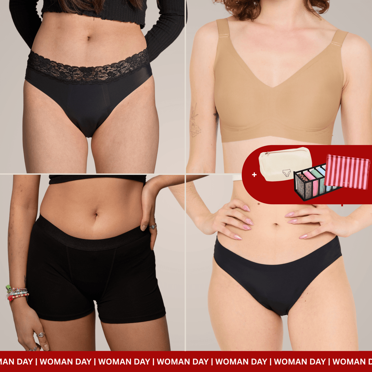 Women’s Special Box - Periodenunterwäsche, Menstruationsunterwäsche von my•mense