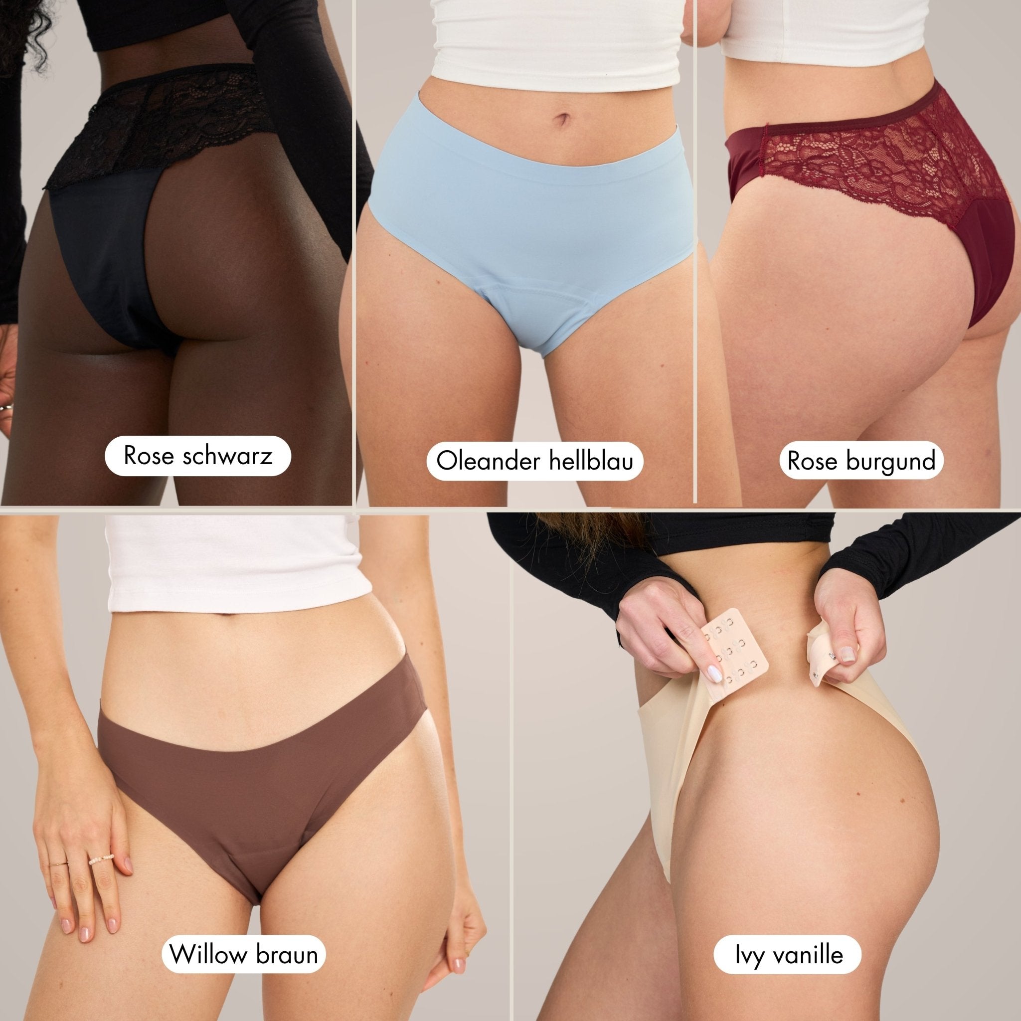 Bestseller Mix & Match - Periodenunterwäsche, Menstruationsunterwäsche von my•mense