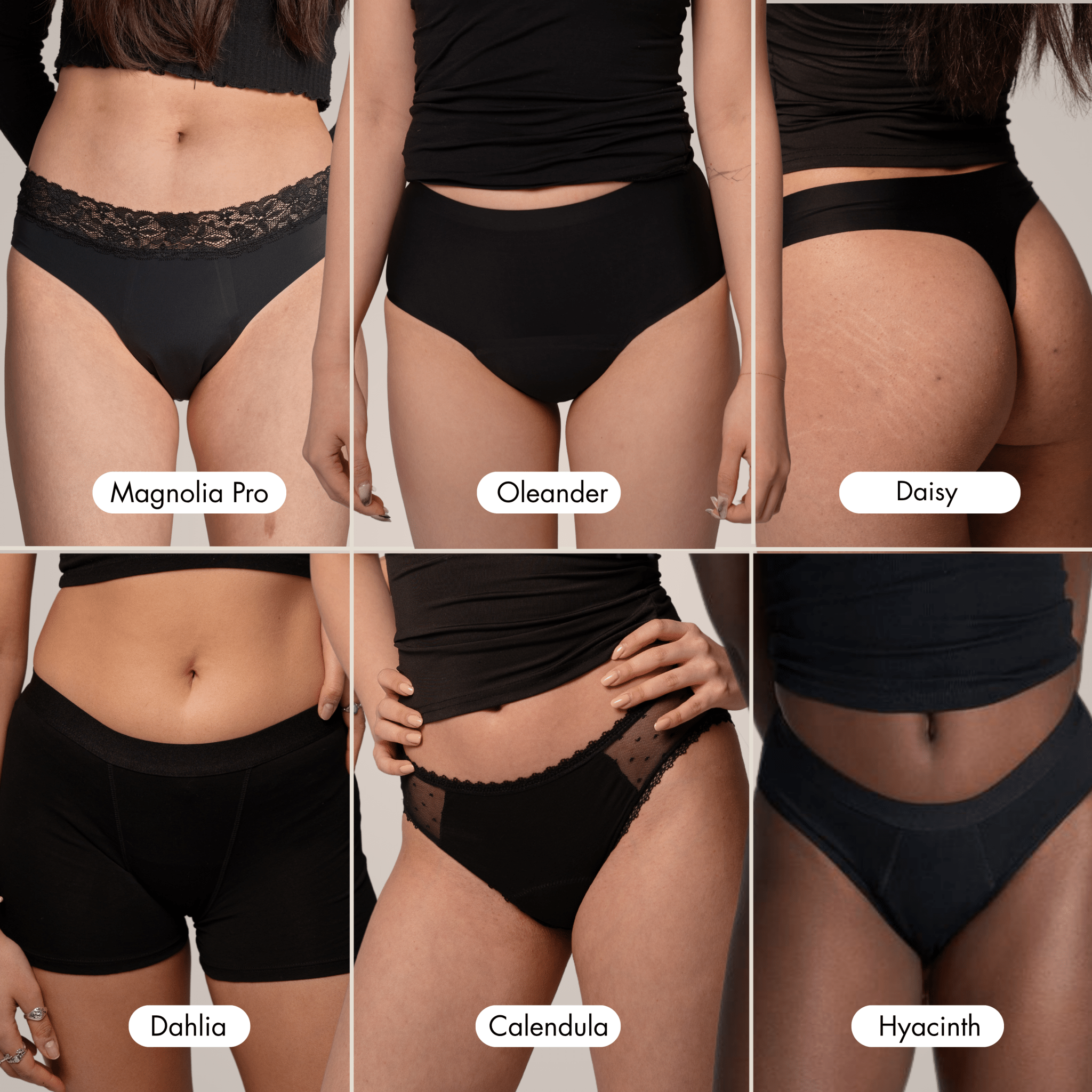 Bestseller Mix & Match - Periodenunterwäsche, Menstruationsunterwäsche von my•mense