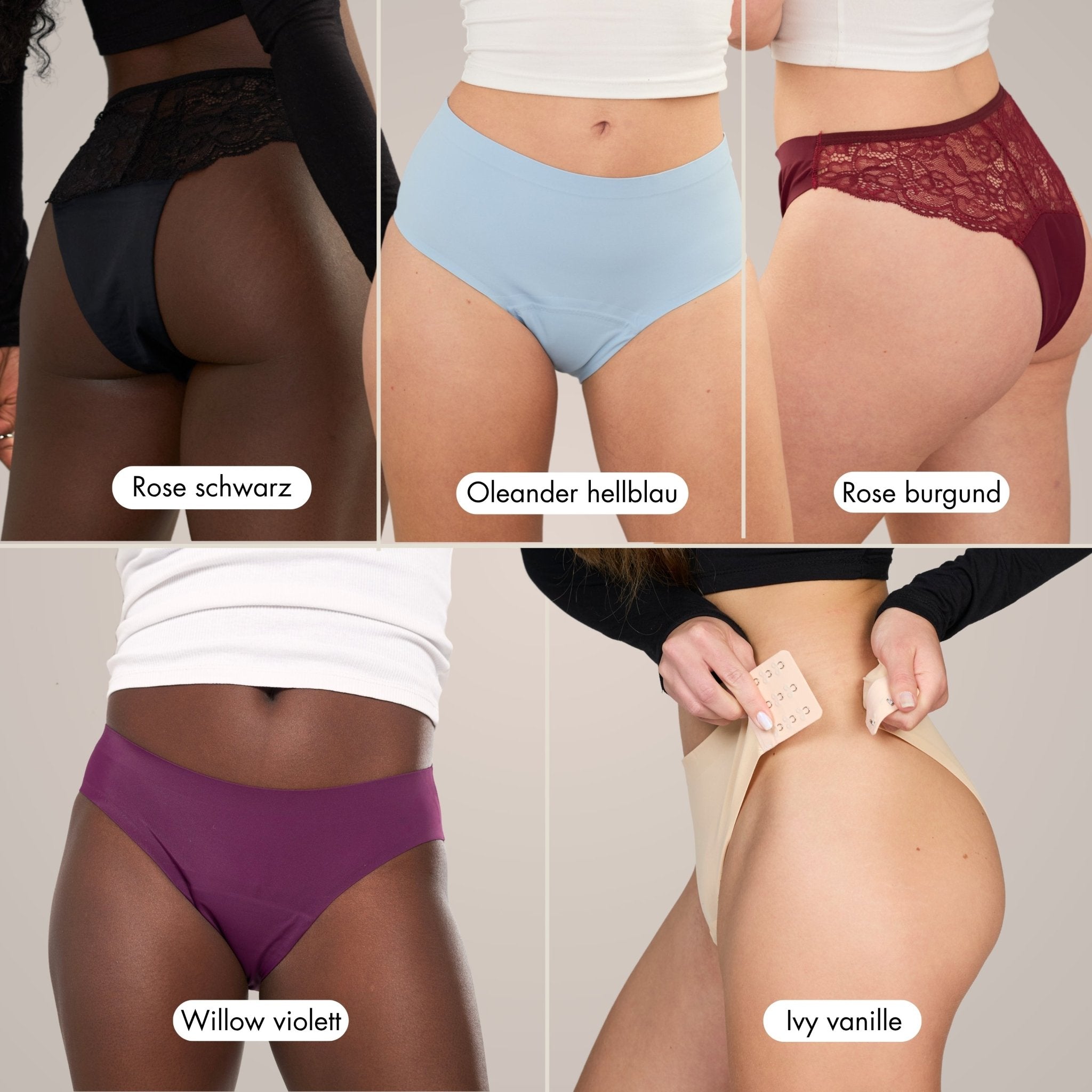 Bestseller Mix & Match - Periodenunterwäsche, Menstruationsunterwäsche von my•mense