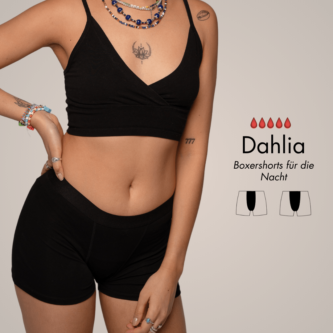 Blasenschutz 5 - er Set - Periodenunterwäsche, Menstruationsunterwäsche von my•mense