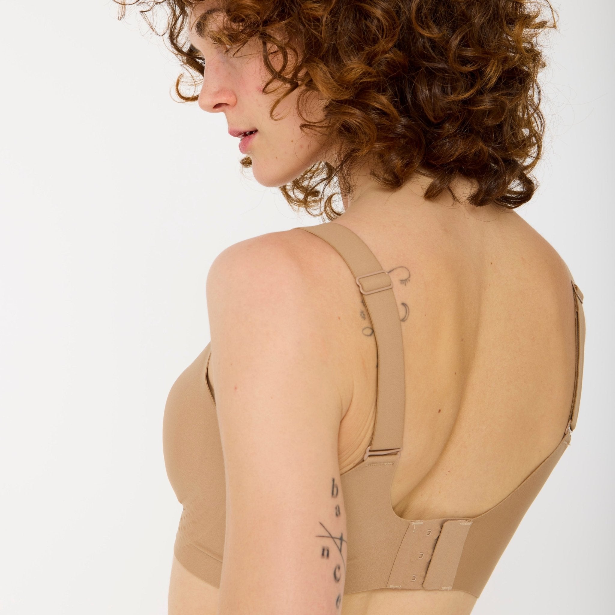 Comfort Everyday BH beige - Periodenunterwäsche, Menstruationsunterwäsche von my•mense