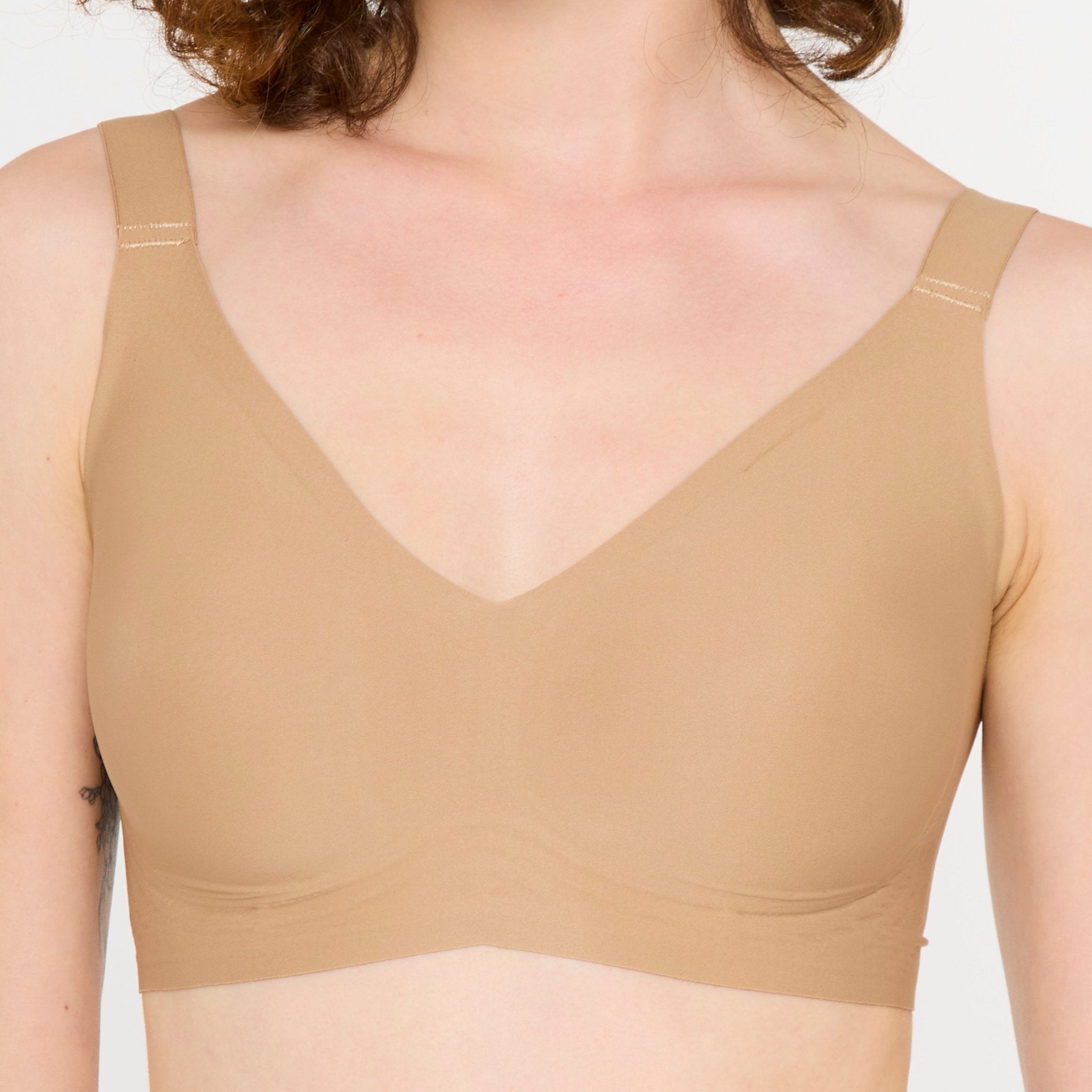 Comfort Everyday BH beige - Periodenunterwäsche, Menstruationsunterwäsche von my•mense