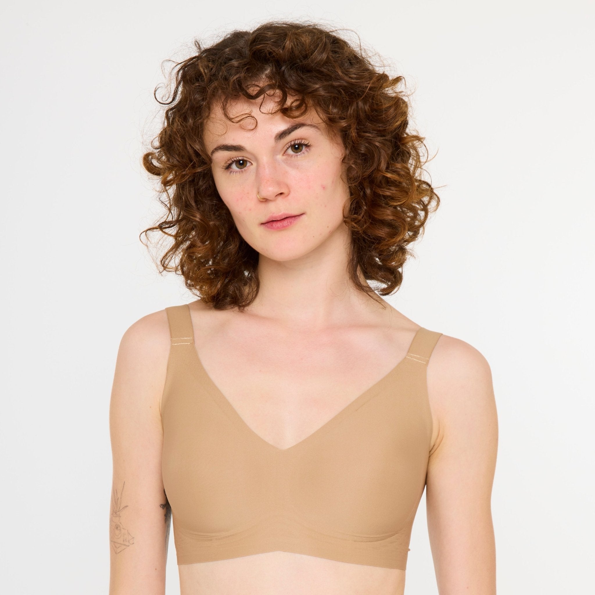 Comfort Everyday BH beige - Periodenunterwäsche, Menstruationsunterwäsche von my•mense