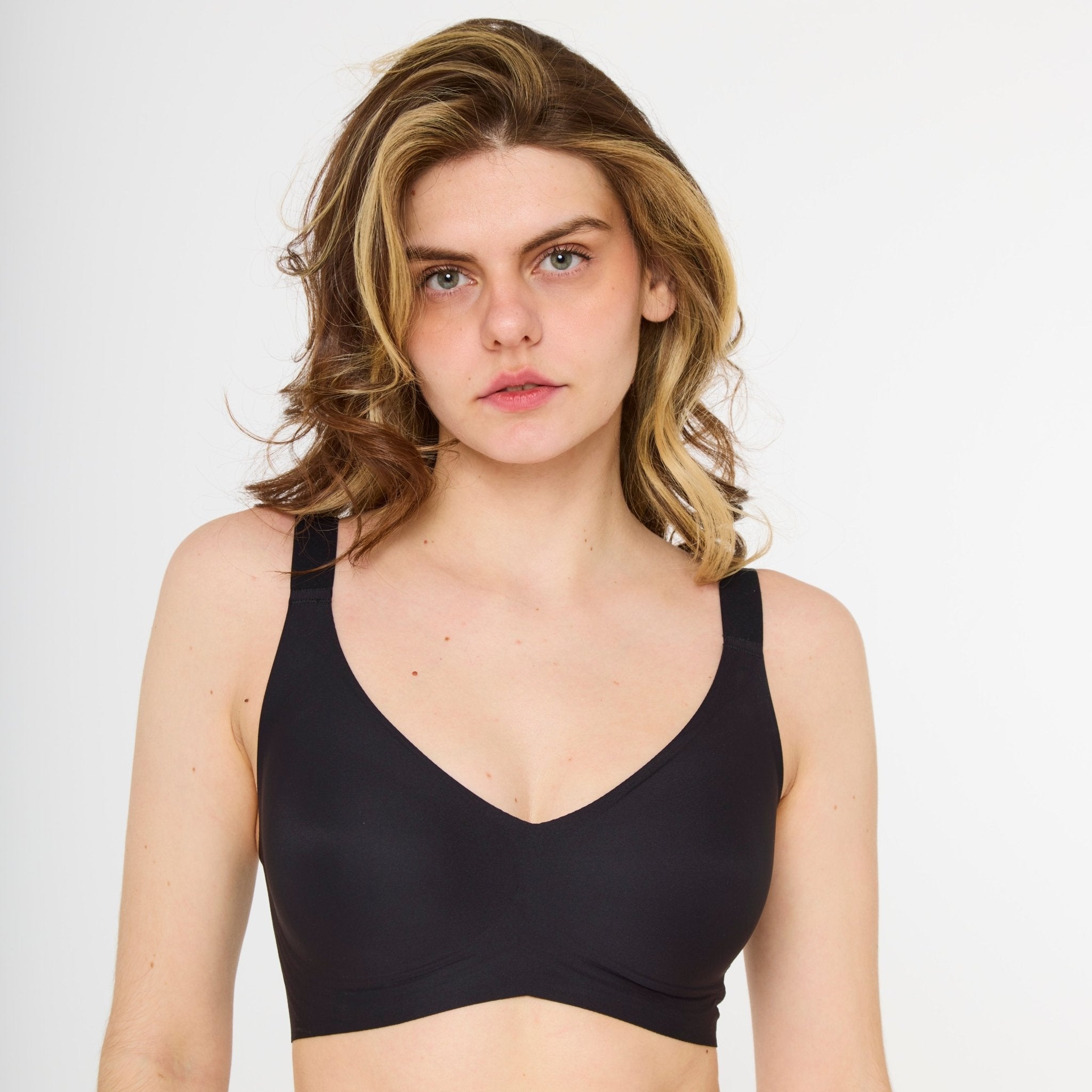 Comfort Everyday BH schwarz - Periodenunterwäsche, Menstruationsunterwäsche von my•mense