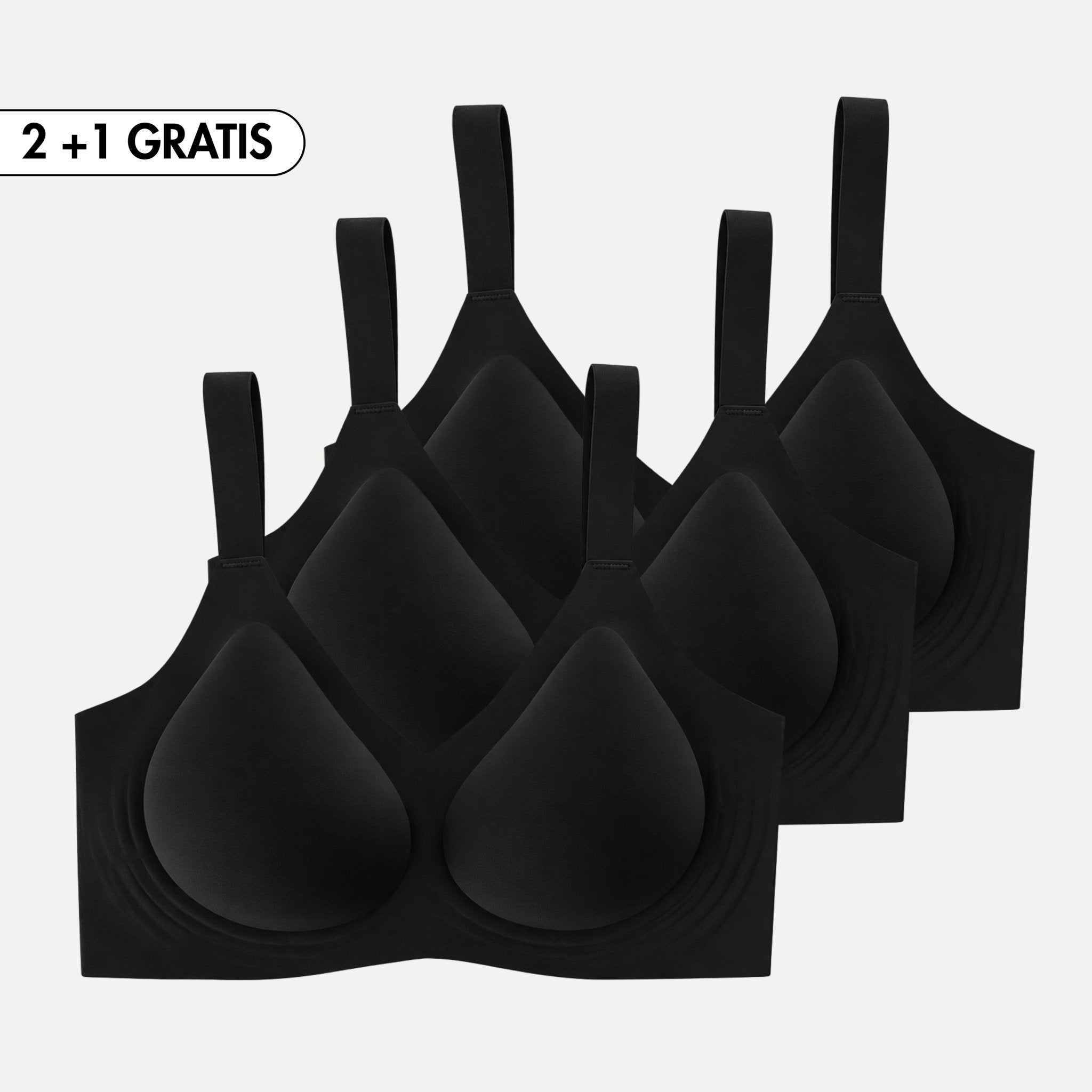 Comfort Everyday BH schwarz - Periodenunterwäsche, Menstruationsunterwäsche von my•mense
