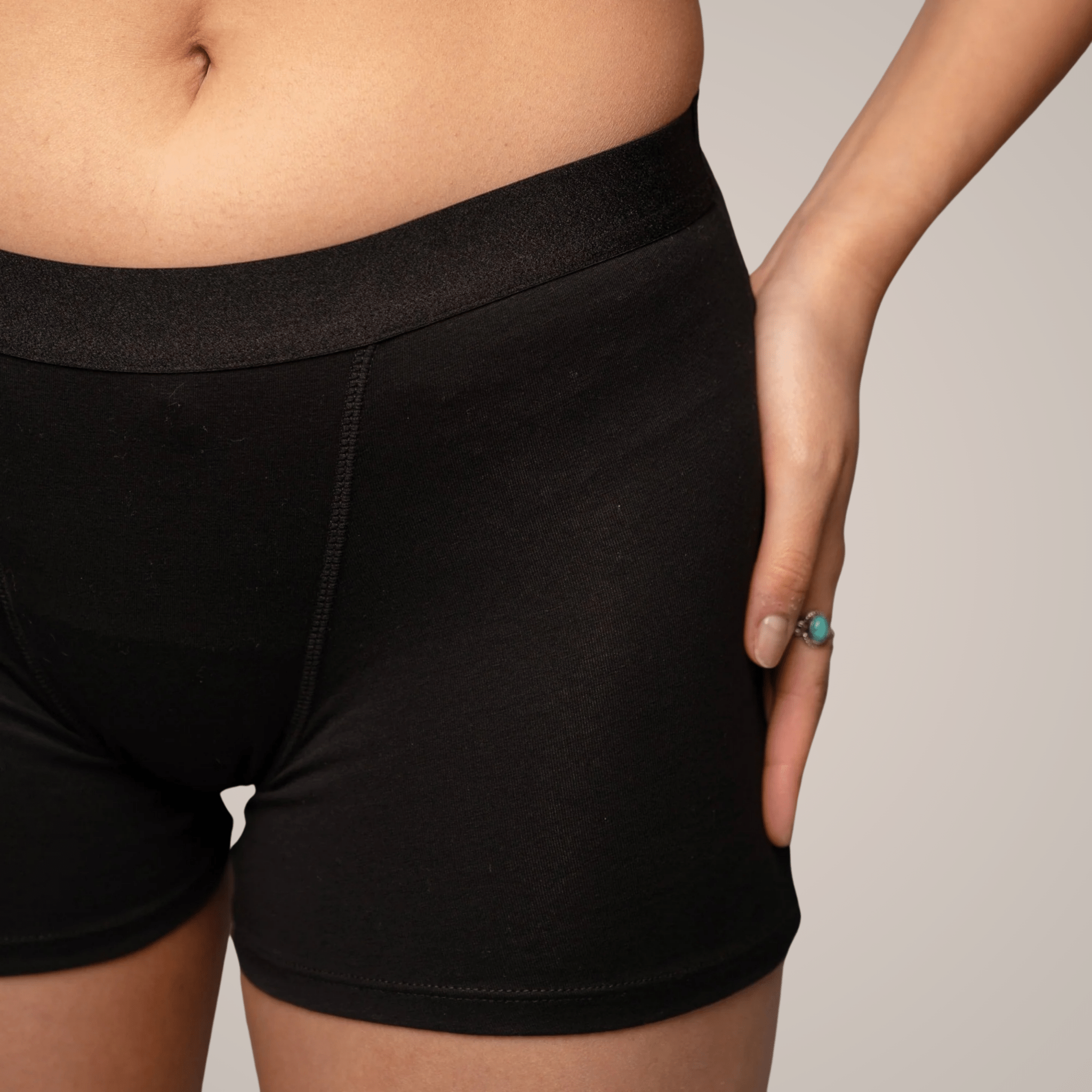 Dahlia - Perioden - Boxershorts für die Nacht - Periodenunterwäsche, Menstruationsunterwäsche von my•mense