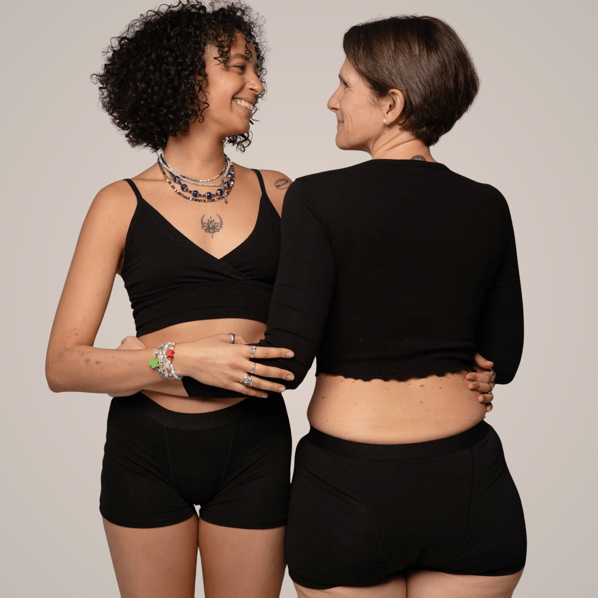 Dahlia - Perioden - Boxershorts für die Nacht - Periodenunterwäsche, Menstruationsunterwäsche von my•mense