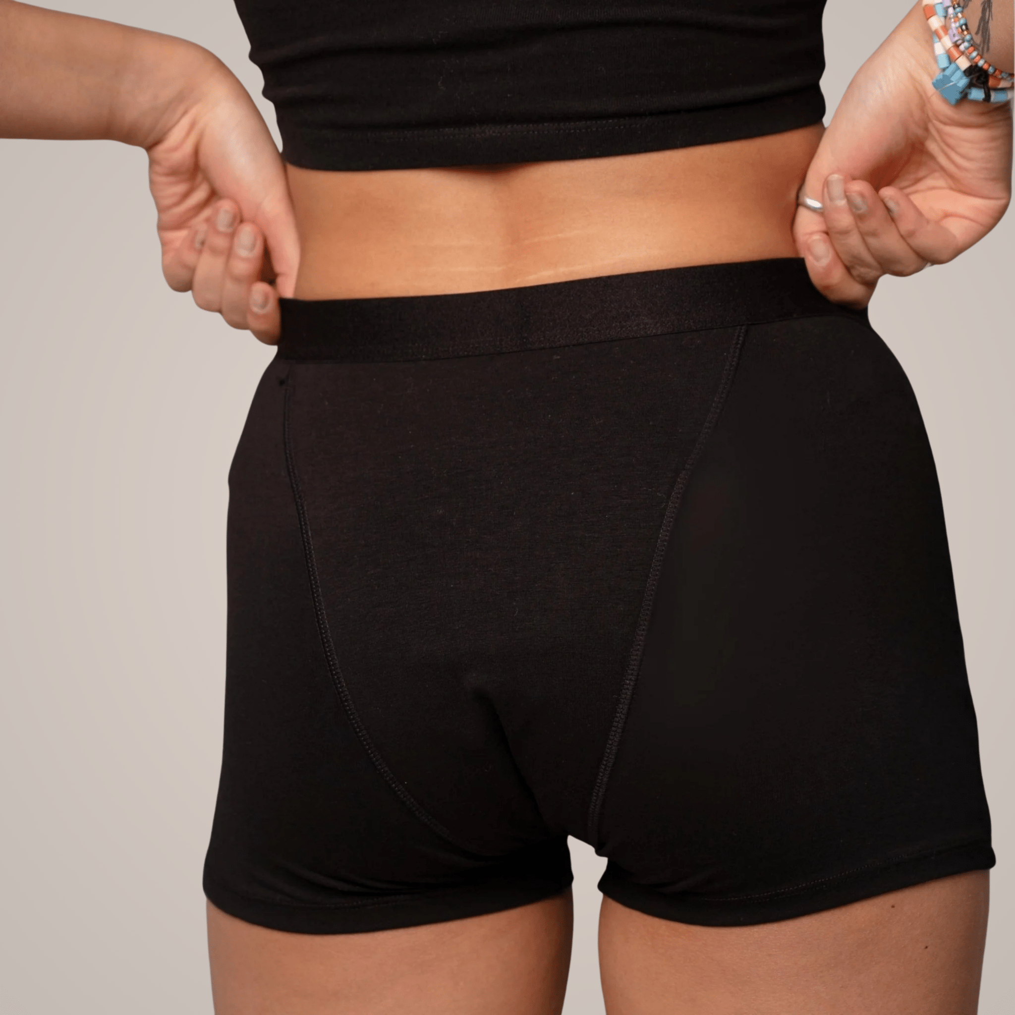 Dahlia - Perioden - Boxershorts für die Nacht - Periodenunterwäsche, Menstruationsunterwäsche von my•mense