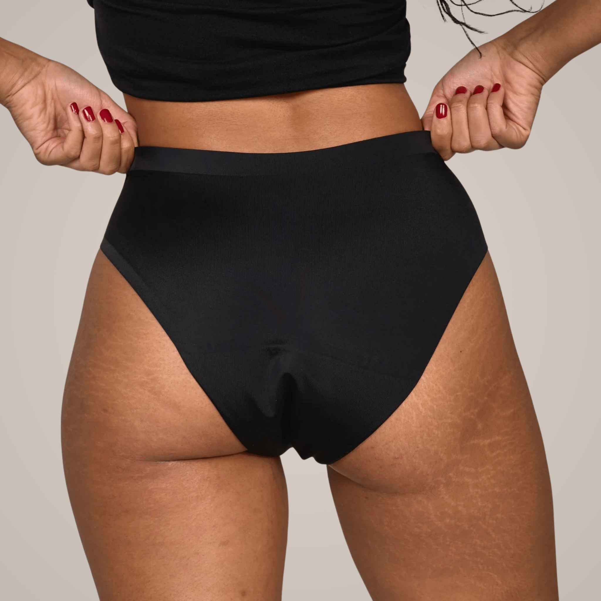 Ivy - seamless Periodenslip mit Verschluss - Periodenunterwäsche, Menstruationsunterwäsche von my•mense