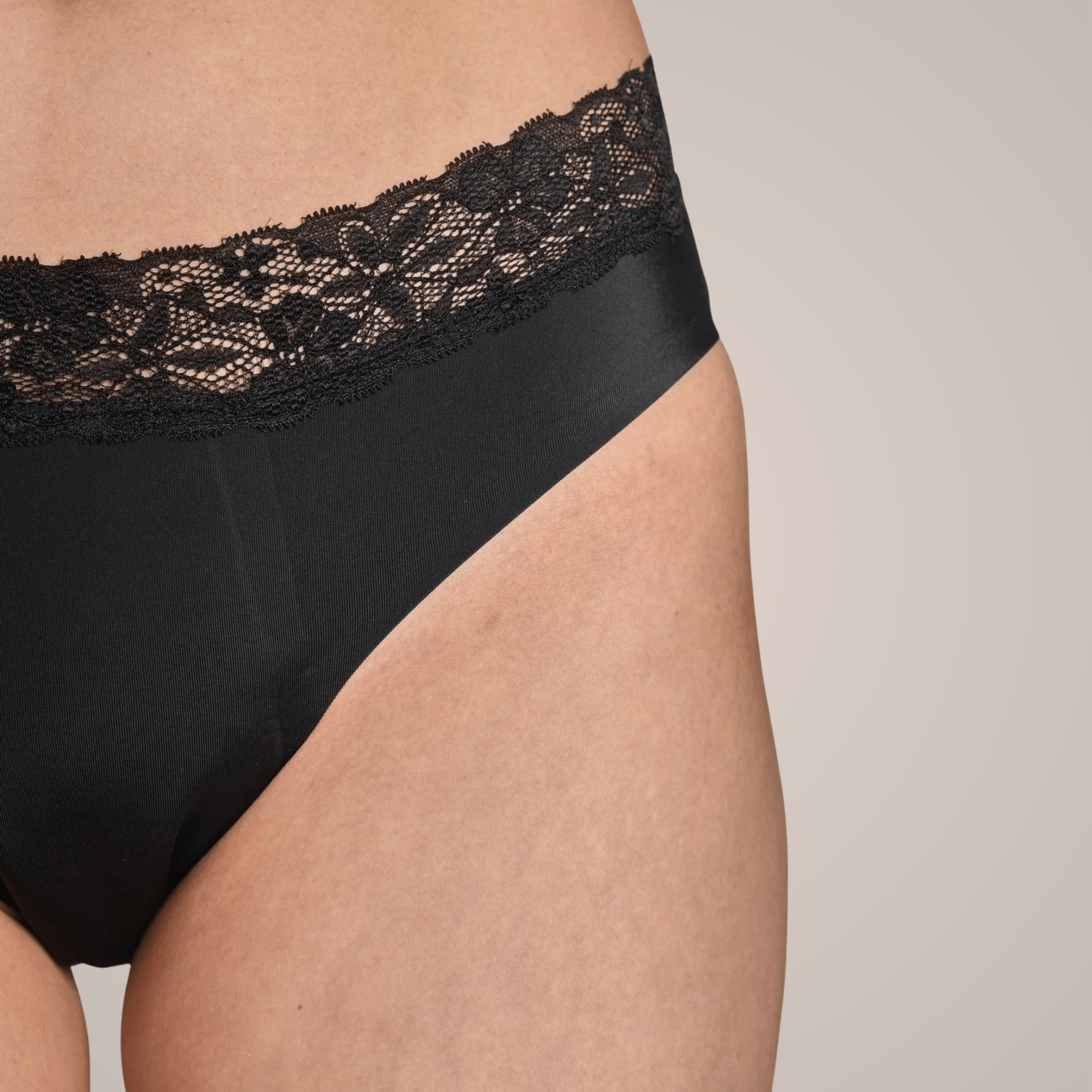 Magnolia Pro - seamless Periodenslip mit Spitze - Periodenunterwäsche, Menstruationsunterwäsche von my•mense
