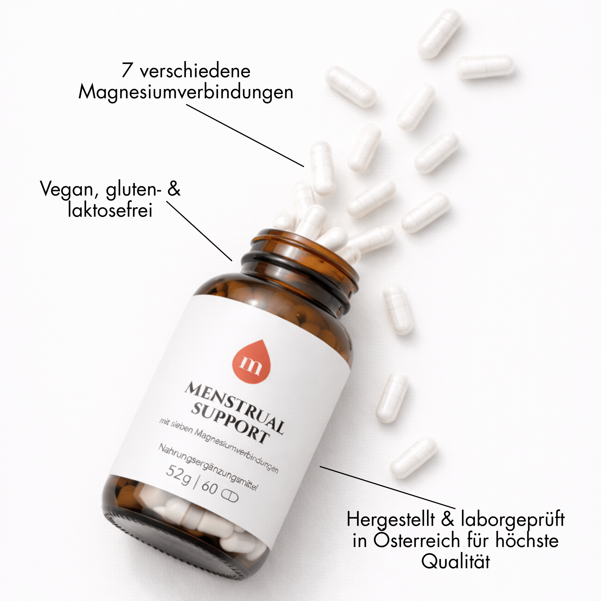 Menstrual Support Magnesium - Periodenunterwäsche, Menstruationsunterwäsche von my•mense