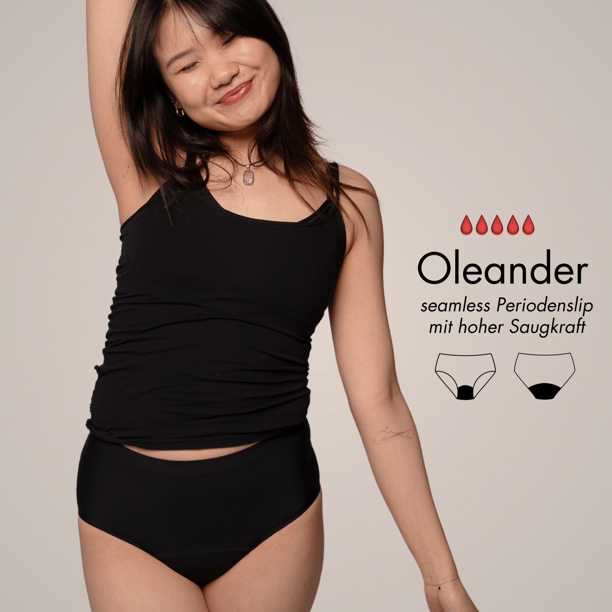 Summer Premium Deal - 5 Periodenslips + GRATIS Wetbag - Periodenunterwäsche, Menstruationsunterwäsche von my•mense