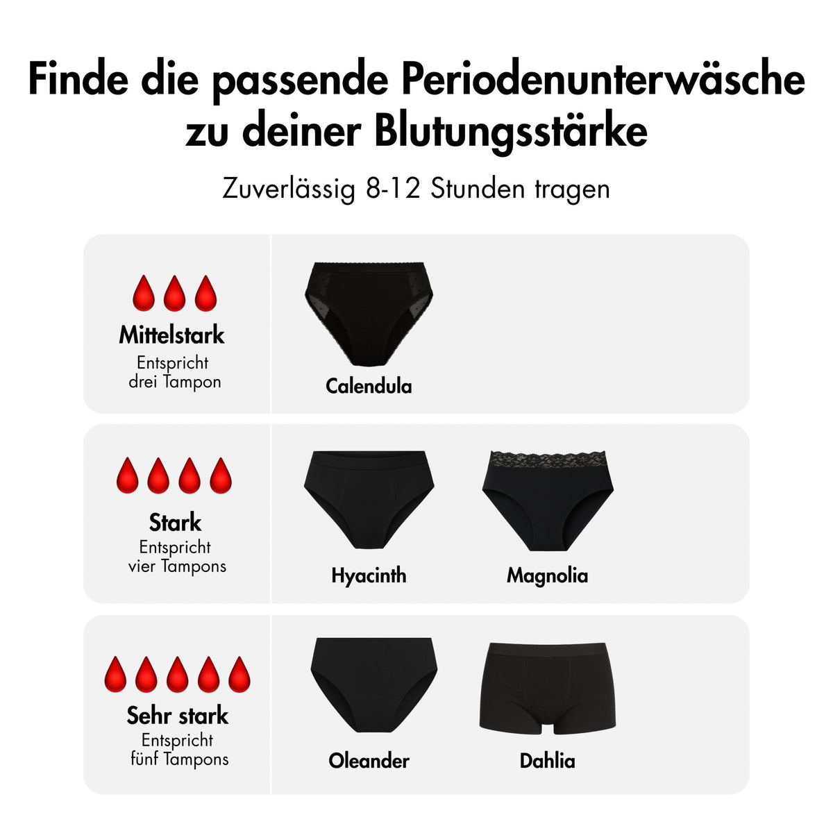 Summer Premium Deal - 5 Periodenslips + GRATIS Wetbag - Periodenunterwäsche, Menstruationsunterwäsche von my•mense