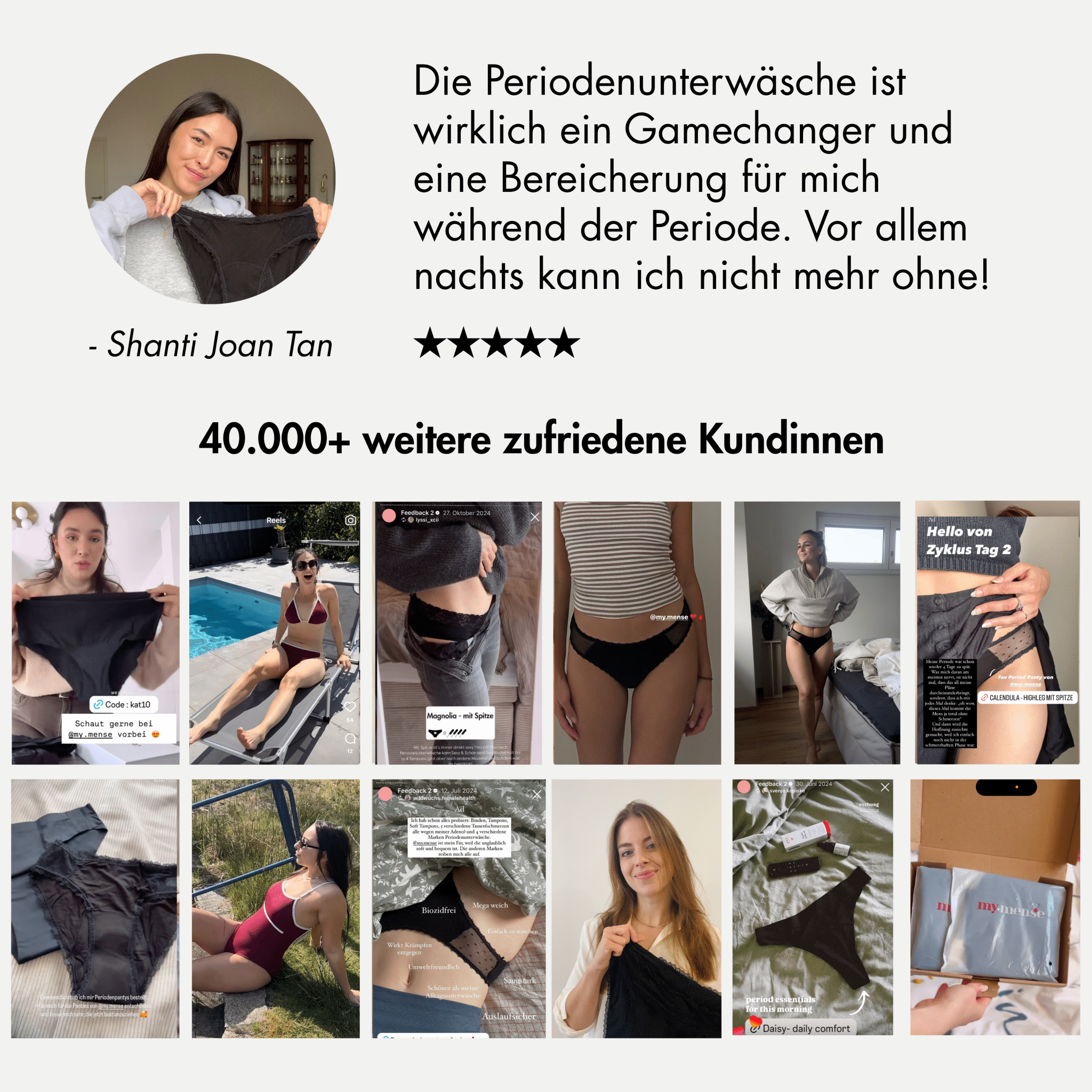 Teenie Periodenkit - für die erste Periode - Periodenunterwäsche, Menstruationsunterwäsche von my•mense